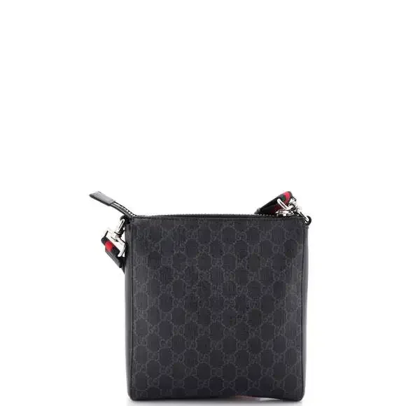 Gucci Web Strap Front Zip Messenger Bag #237626G91B - Picture 3 of 7